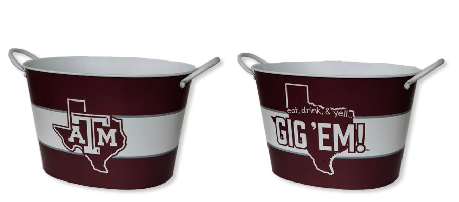 Texas A&M Metal Wine Bucket