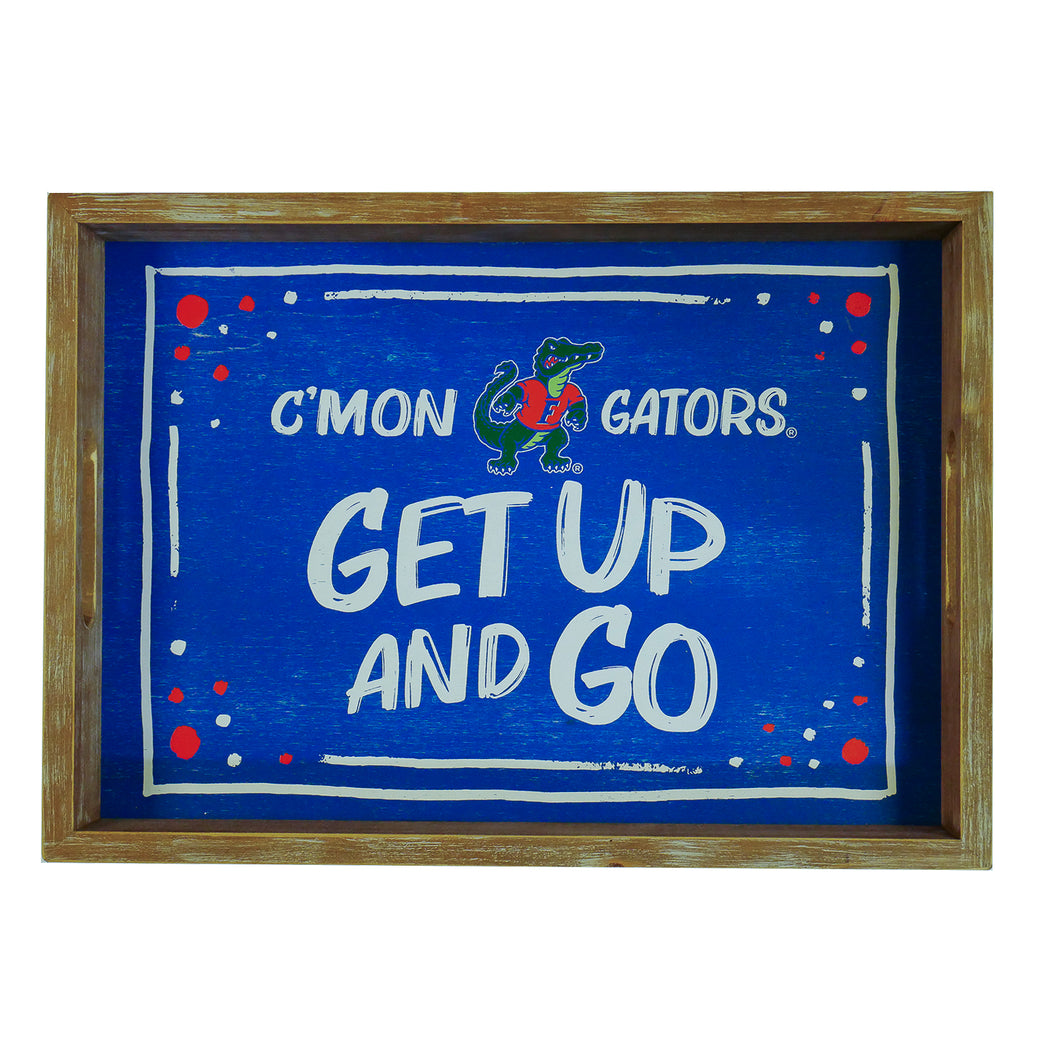 Florida Spirit Wood Rectangle Tray