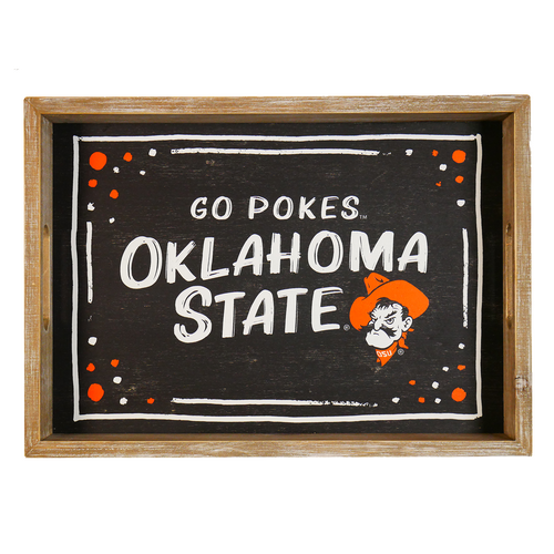 Valiant Gifts Oklahoma State Cowboys Ceramic Trinket Tray
