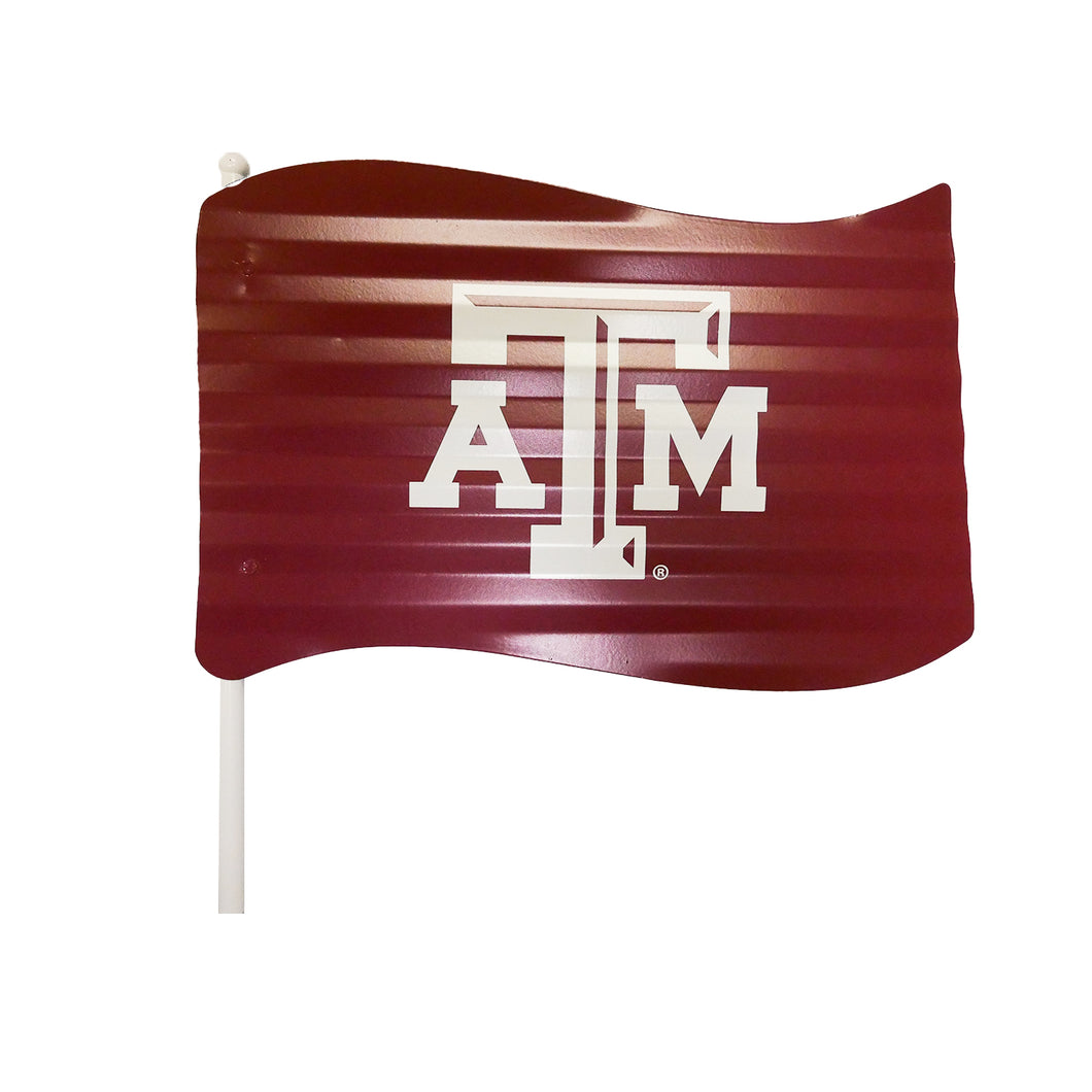 Texas A&M Metal Flag Garden Stake
